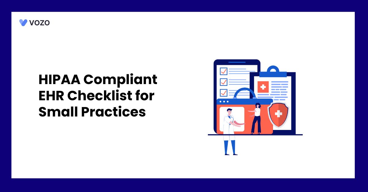 HIPAA Compliant EHR Checklist for Small Practices