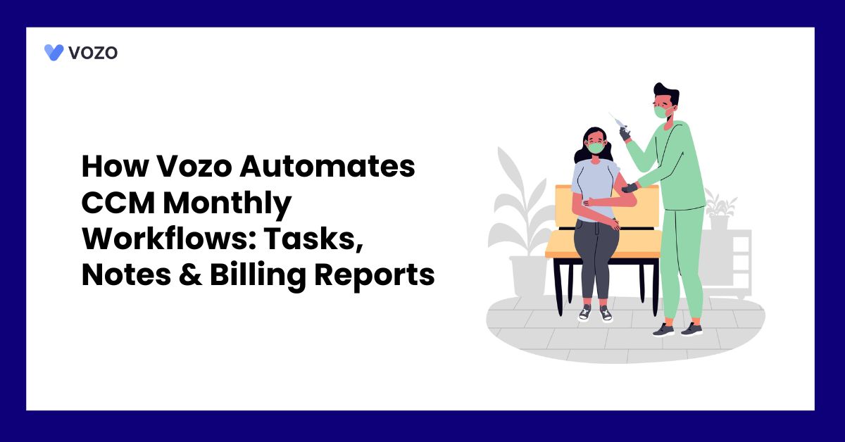 How Vozo Automates CCM Monthly Workflows: Tasks, Notes & Billing Reports