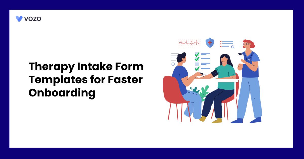 Therapy Intake Form Templates for Faster Onboarding
