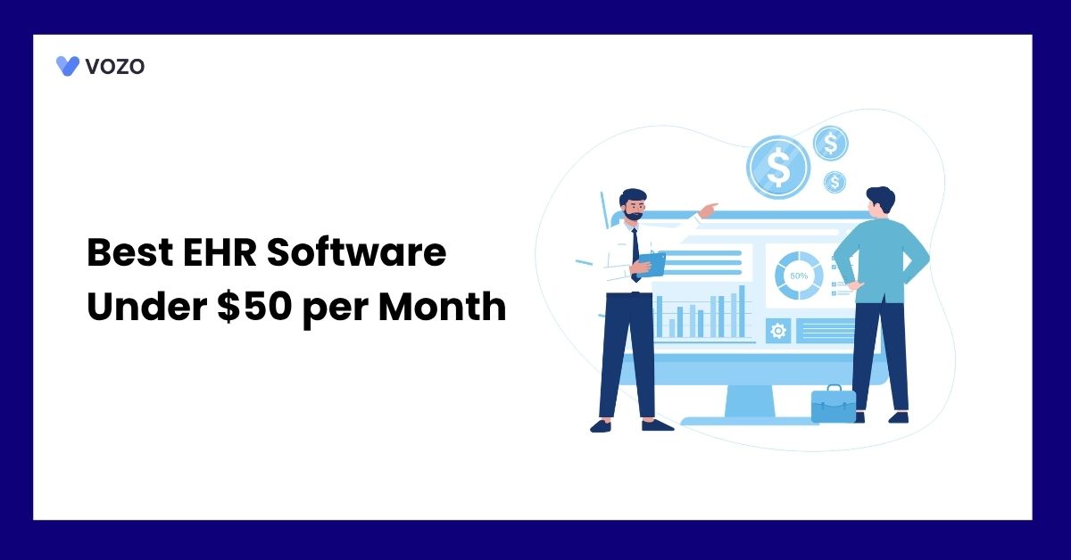 Discover the best EHR software under $50/month. Compare pricing, patient portal, documentation, billing, telehealth, and RCM options