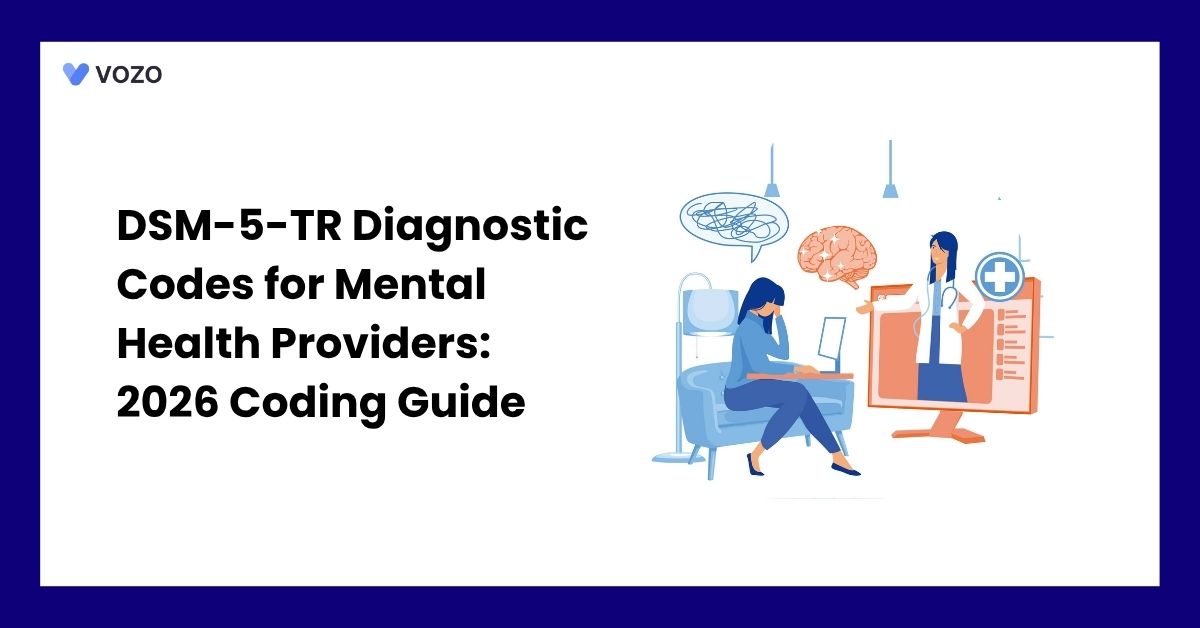 DSM-5-TR Diagnostic Codes for Mental Health Providers: 2026 Coding Guide