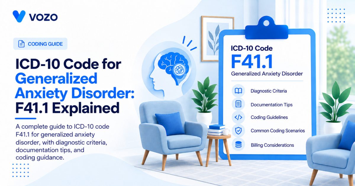 ICD-10 Code for Generalized Anxiety Disorder: F41.1 Explained