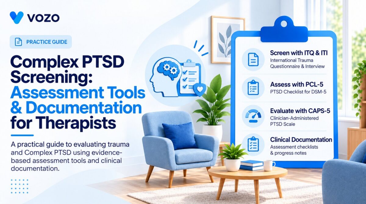 Complex PTSD Screening: Assessment Tools and Documentation for Therapists