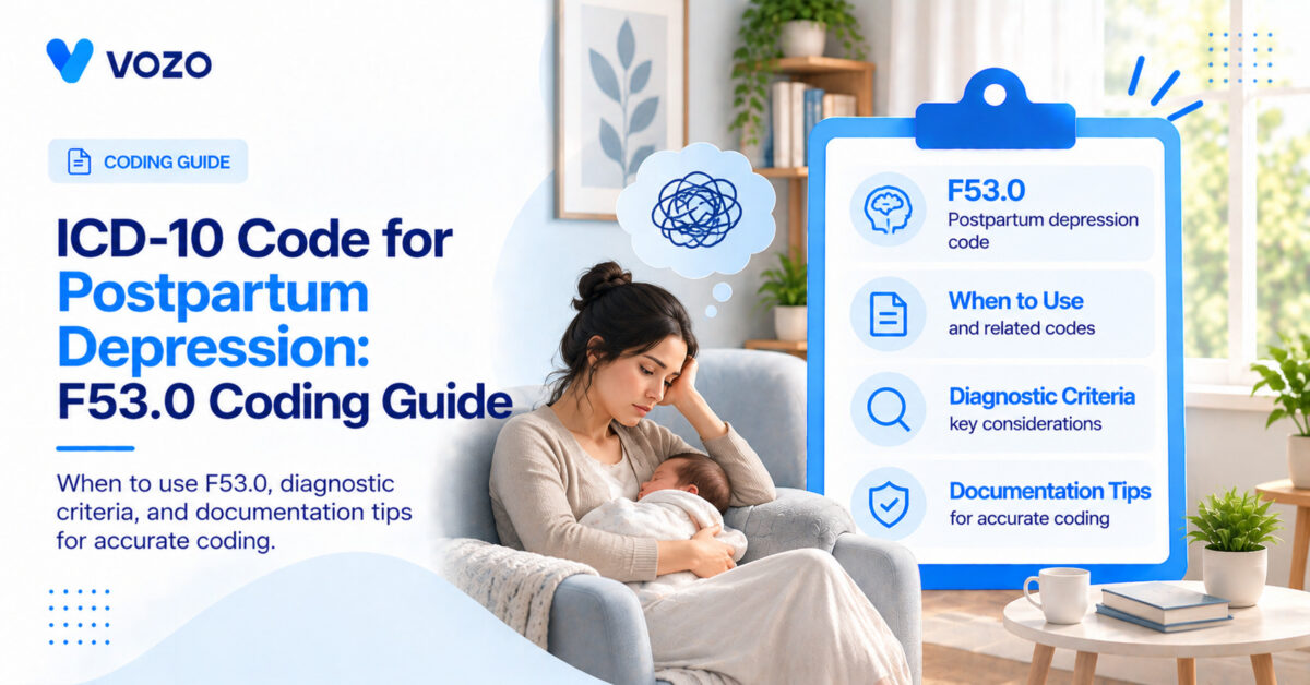 ICD-10 Code for Postpartum Depression: F53.0 Coding Guide