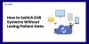 How to Switch EHR Systems Without Losing Patient Data