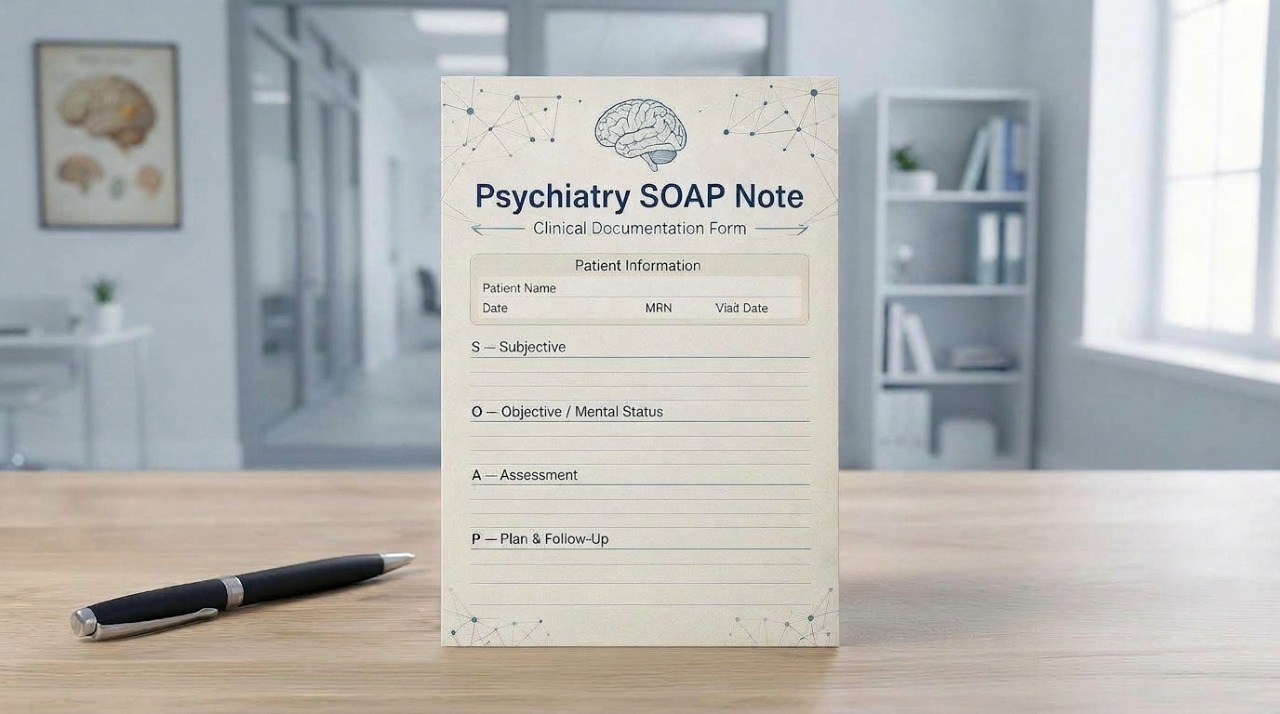 Psychiatry SOAP Note Template
